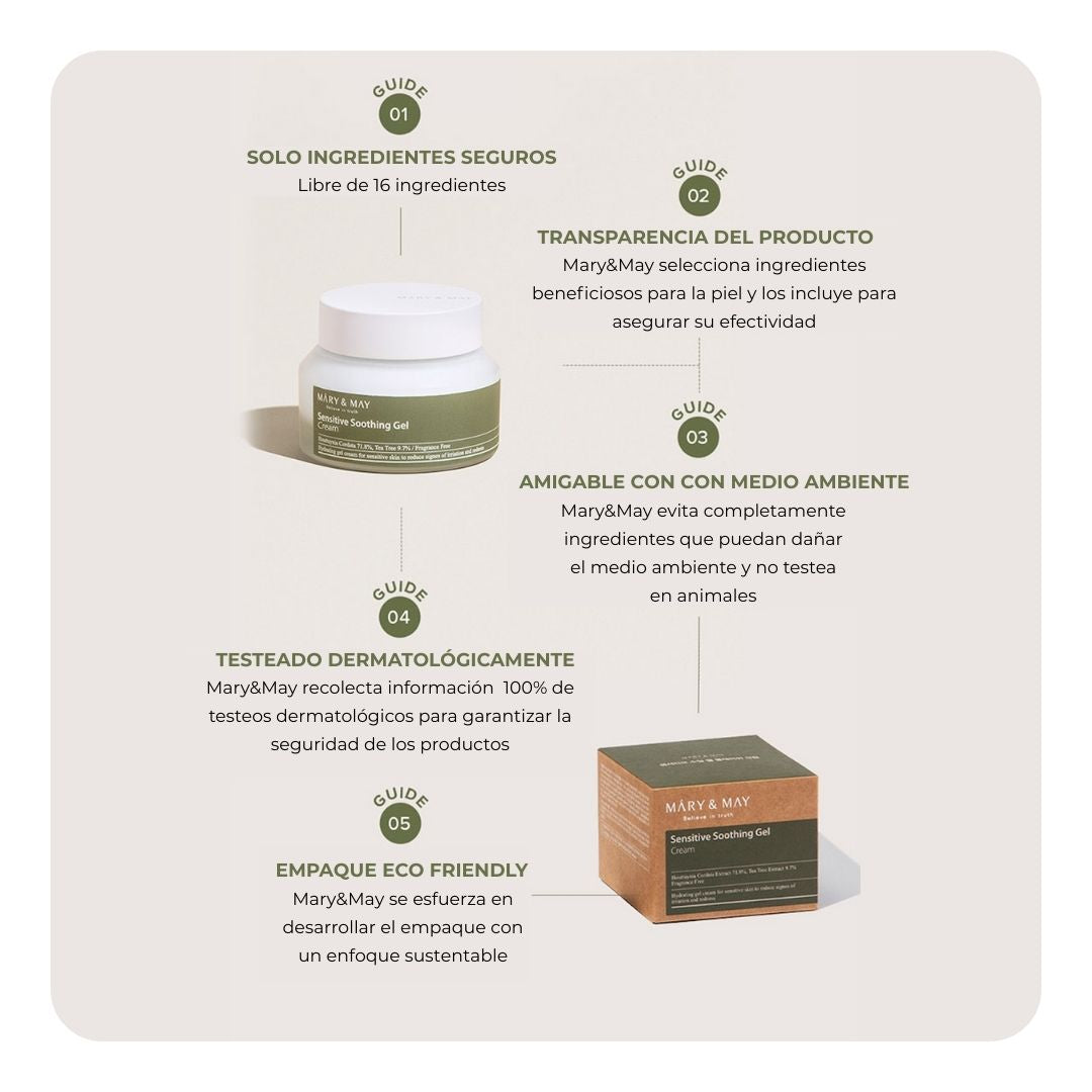 Crema Calmante Sensitive Soothing Gel Cream
