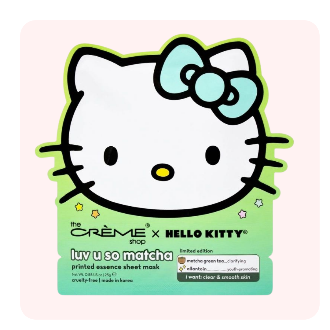 Pack Kitty Mask + Sanrio Lip Balm
