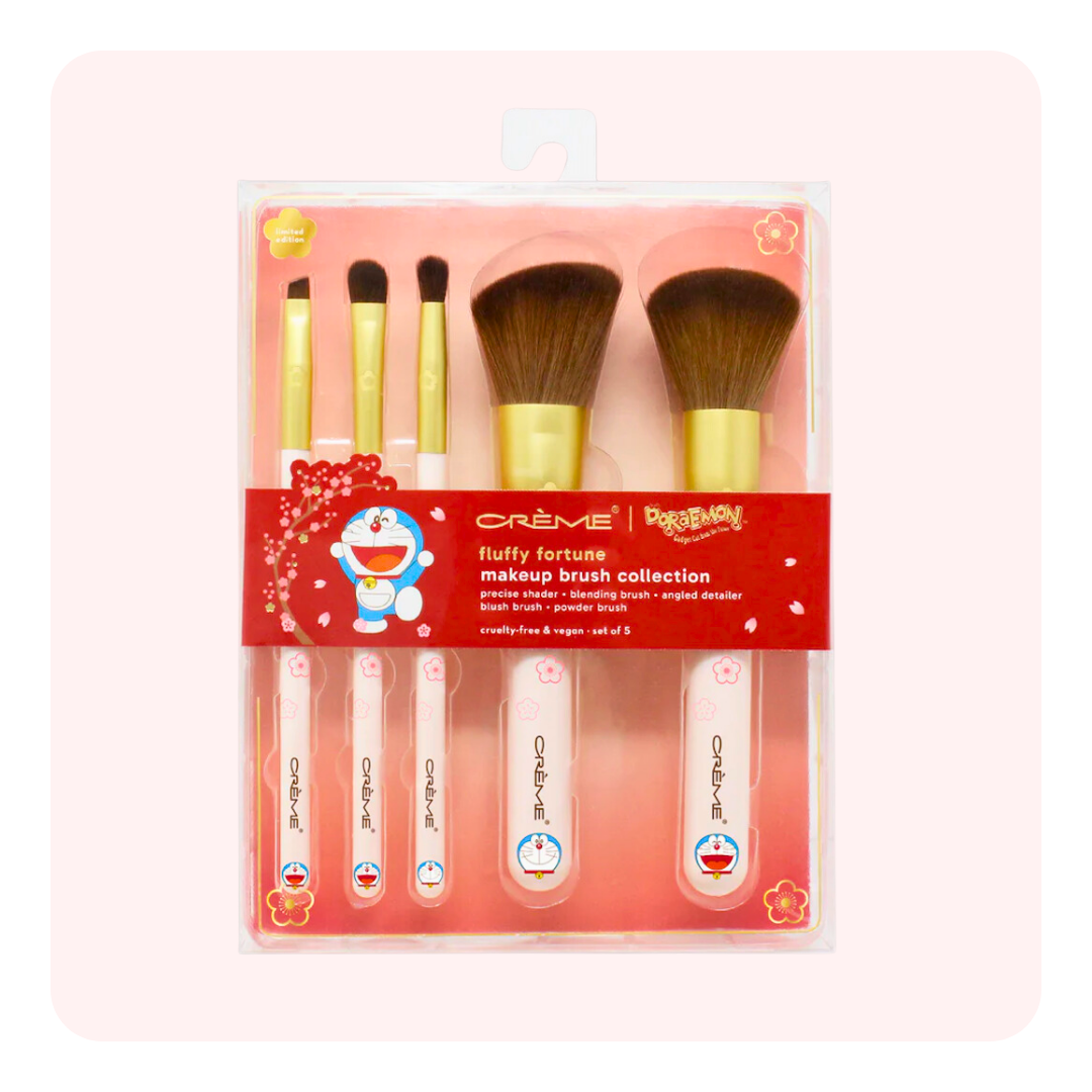 Doraemon Fluffy Fortune Makeup Brush Collection