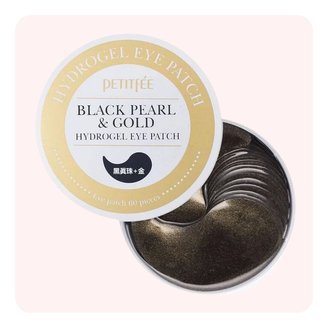 Black Pearl & Gold Hydrogel Eye Patch