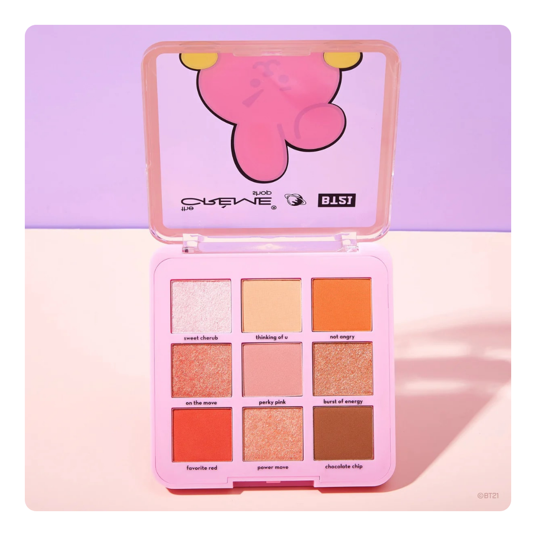 BT21 Heart & Soul 9 Color Palette - Cooky