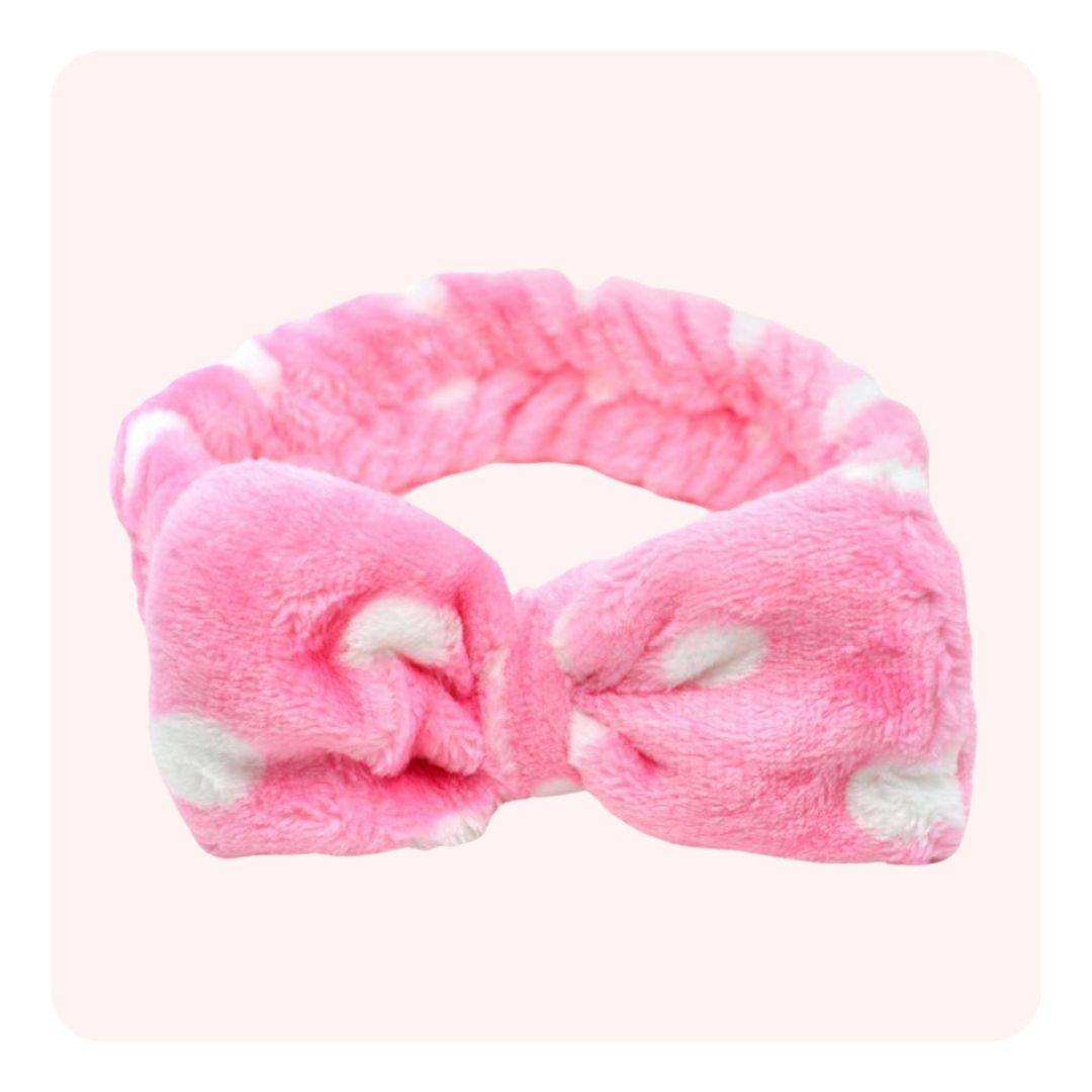 Cintillo Make Up Bow Lunar Rosa