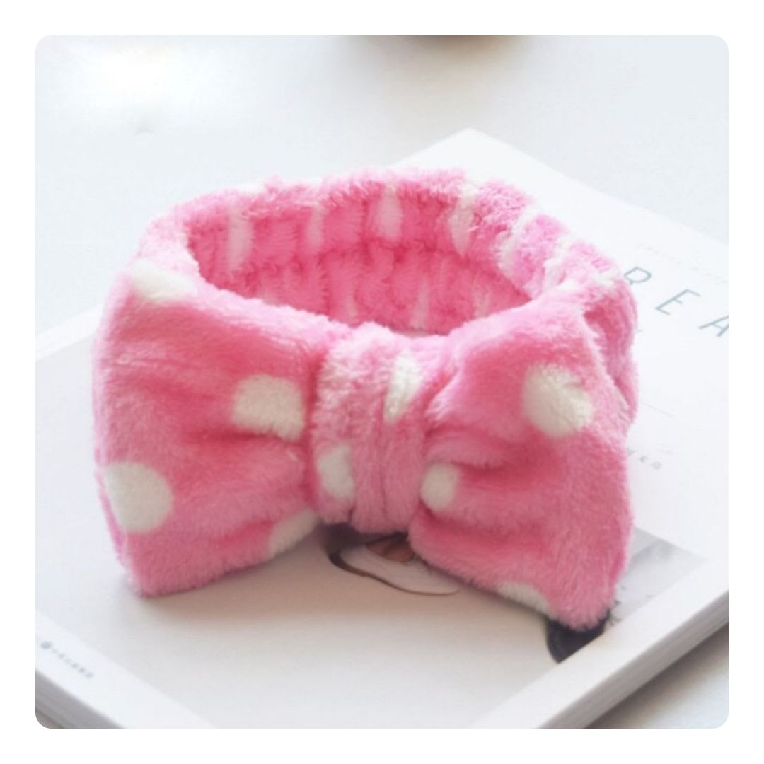 Cintillo Make Up Bow Lunar Rosa