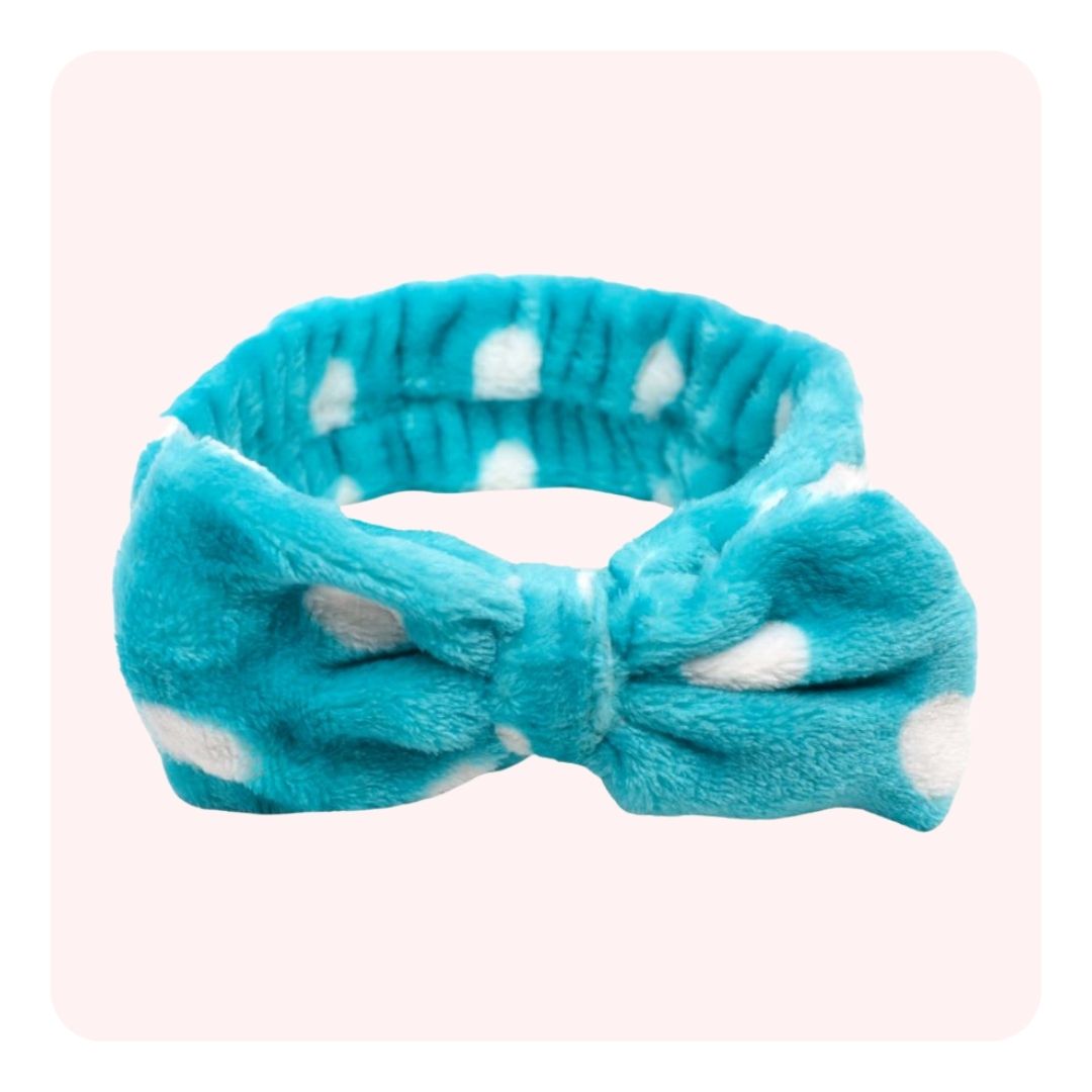 Cintillo Make Up Bow Lunar Turquesa