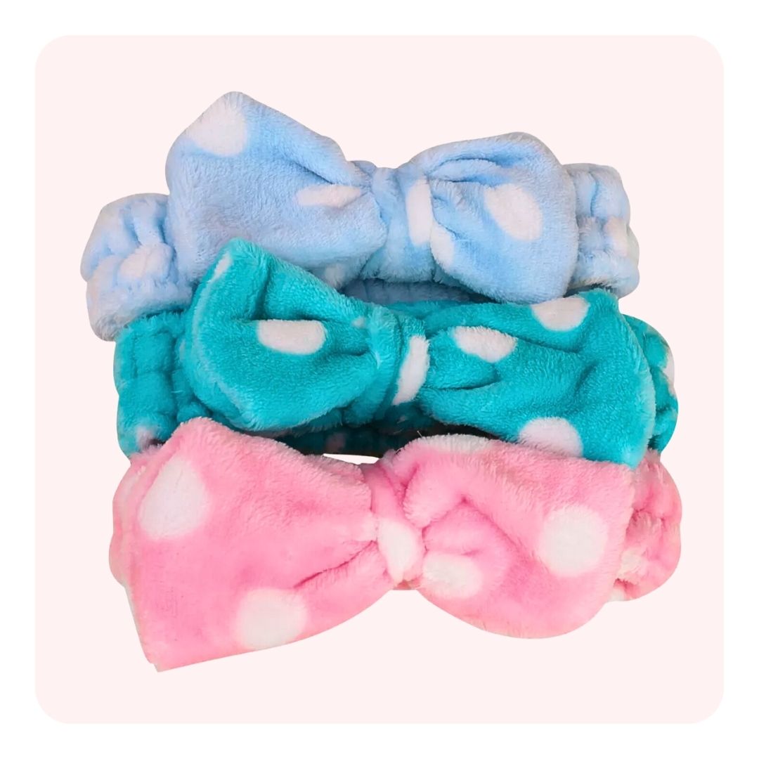 Cintillo Make Up Bow Lunar Turquesa