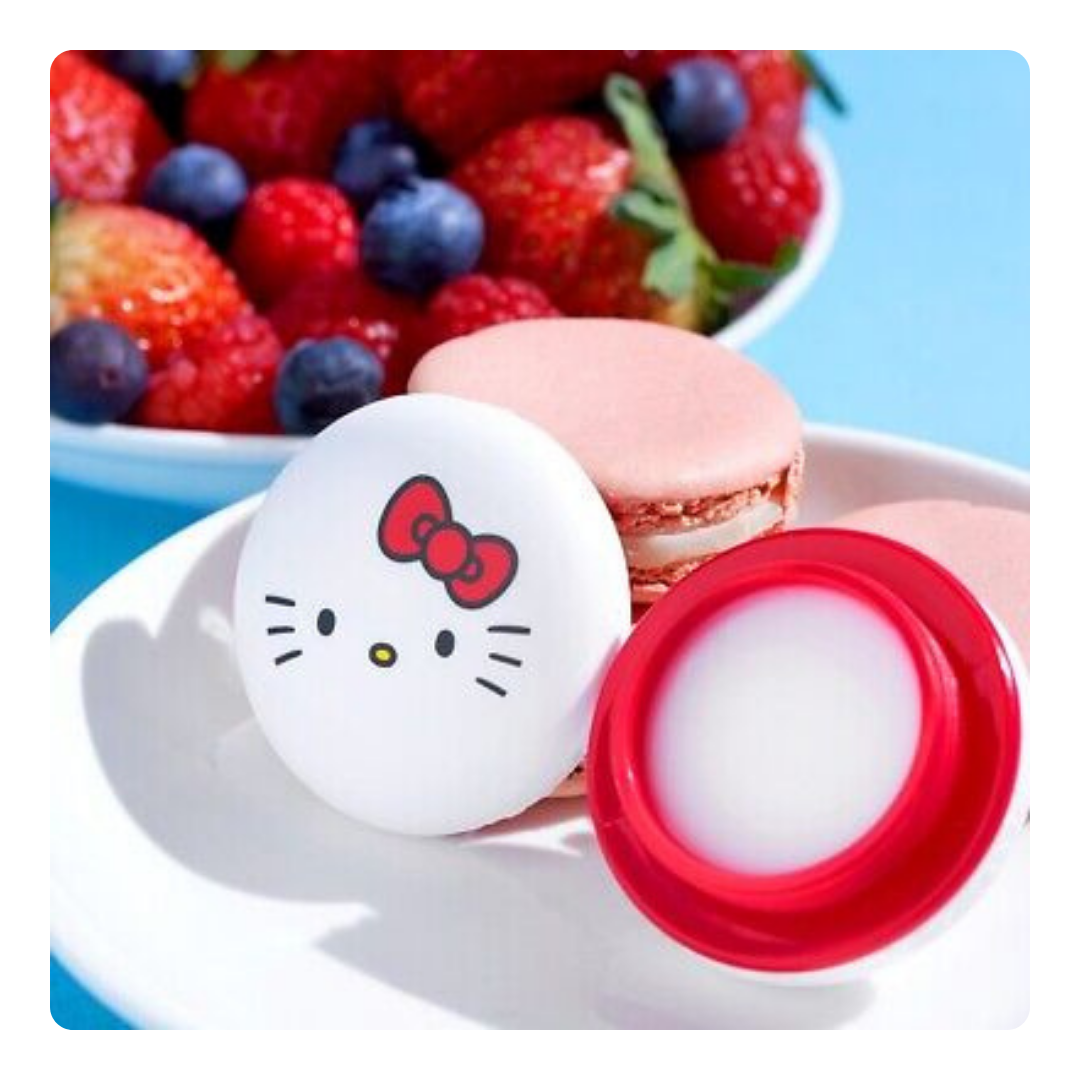 Hello Kitty Macaron Lip Balm - Mixed Berry