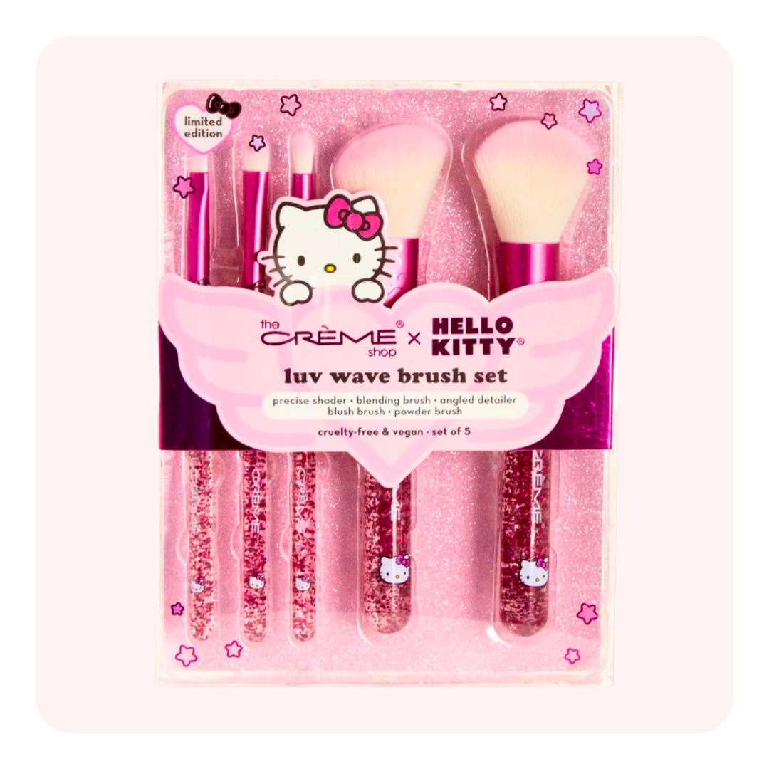 Hello Kitty Luv Wave Brush Set