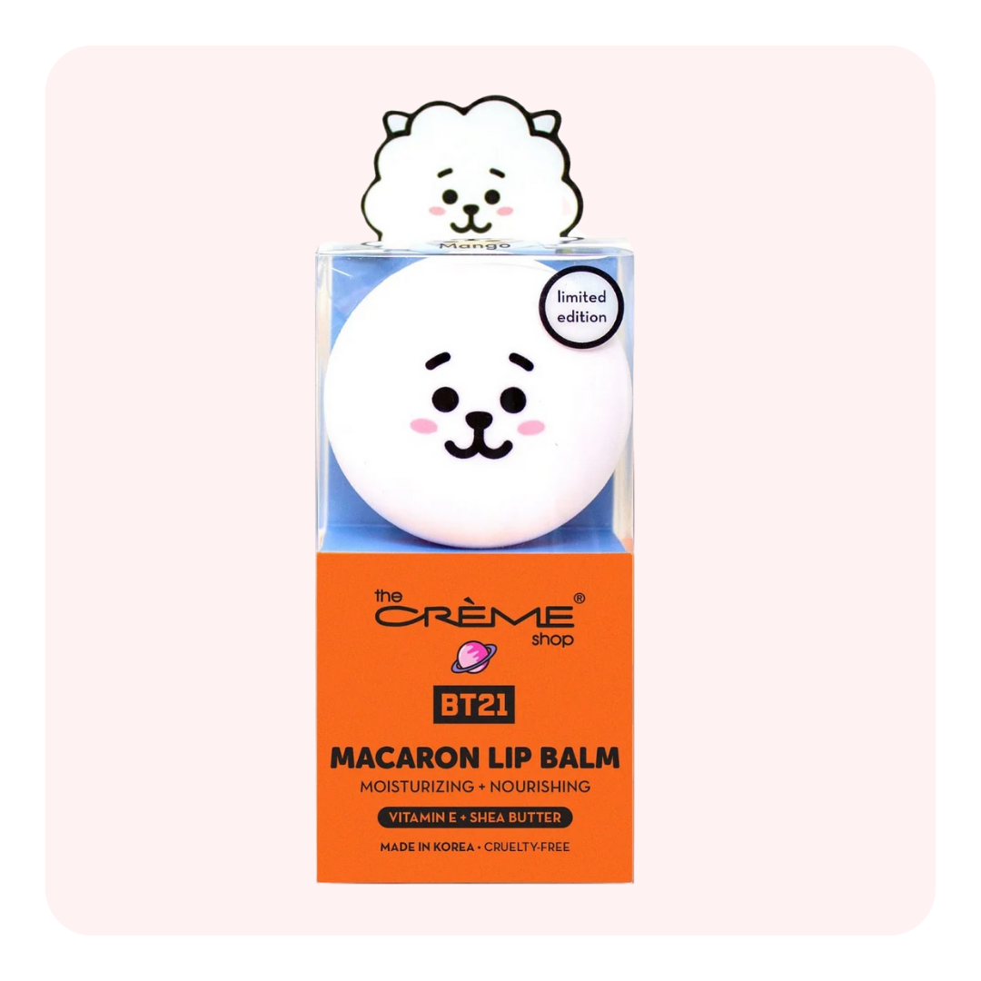 BT21 RJ Macaron Lip Balm - Mango