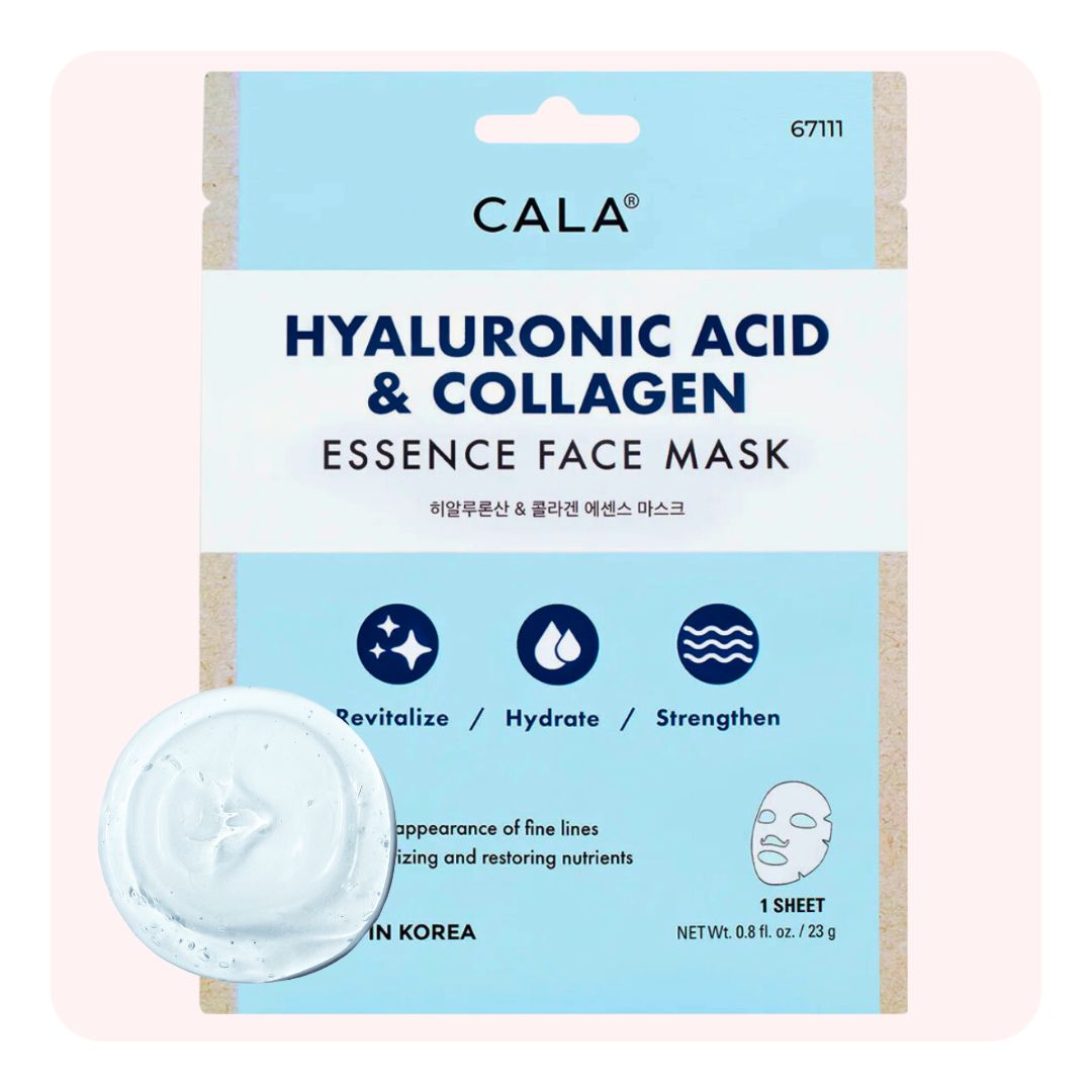 Hyaluronic Acid &amp; Collagen Essence Face Mask