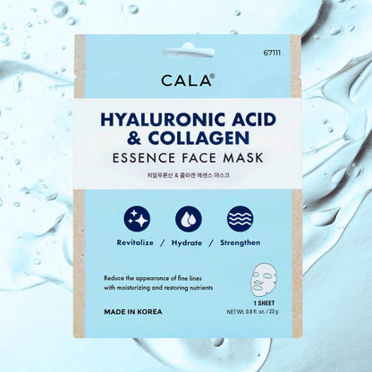 Hyaluronic Acid &amp; Collagen Essence Face Mask