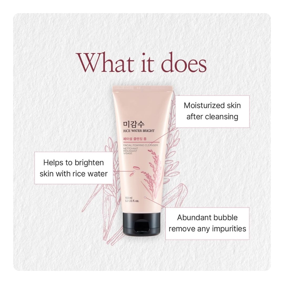 Rice Water Bright Foaming Cleanser