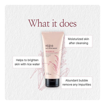 Rice Water Bright Foaming Cleanser