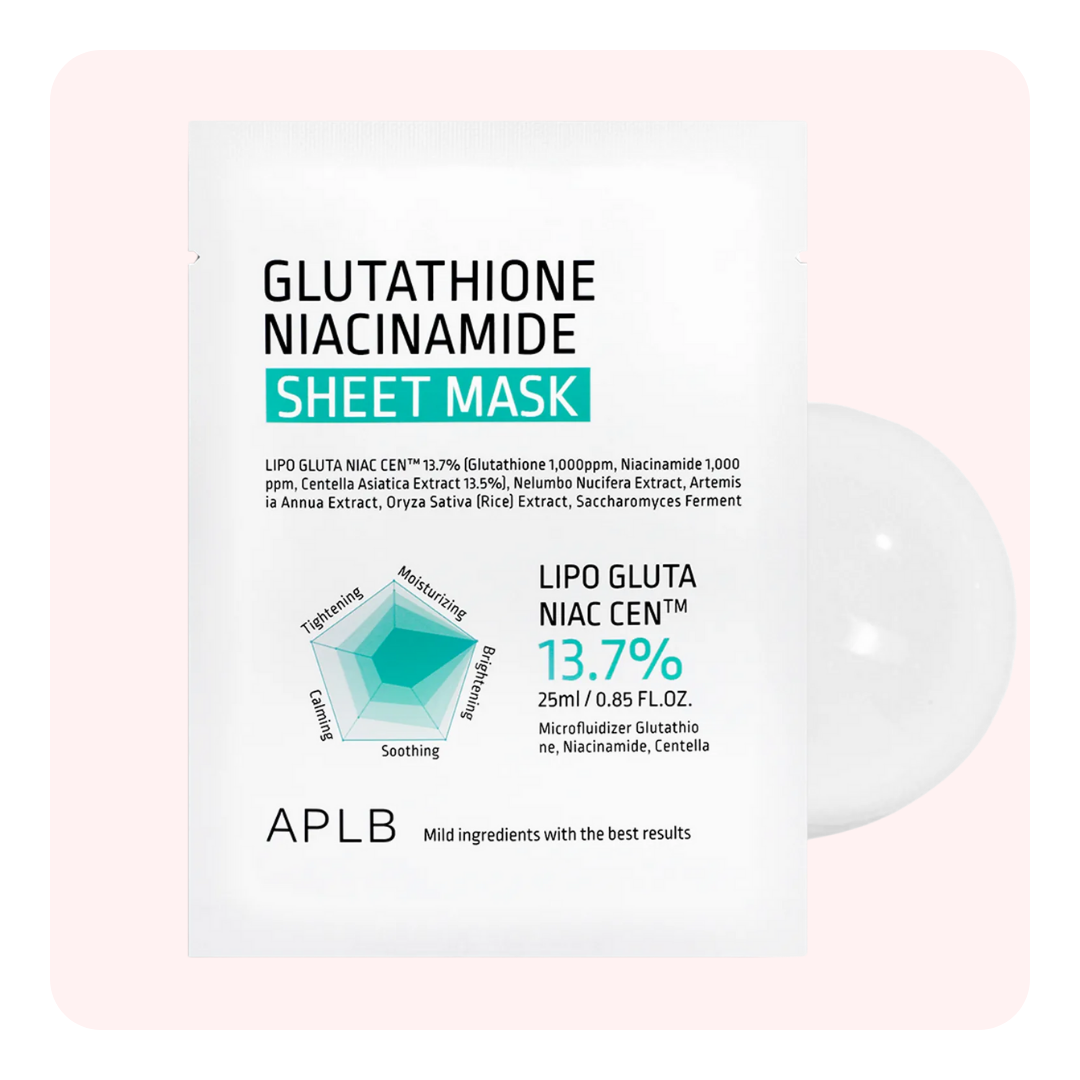 Mascarilla Iluminadora Glutathione Niacinamide Sheet Mask