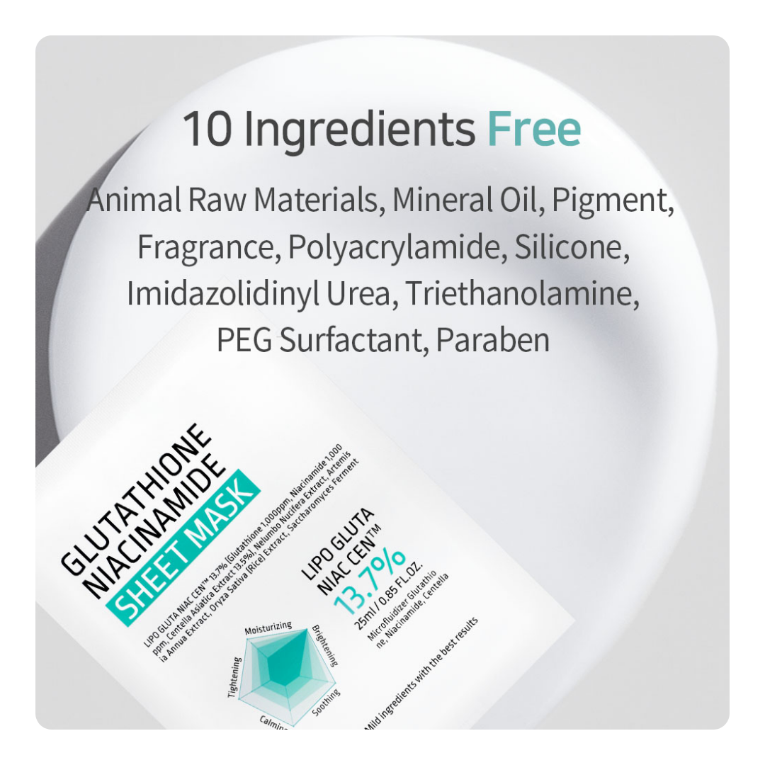Mascarilla Iluminadora Glutathione Niacinamide Sheet Mask