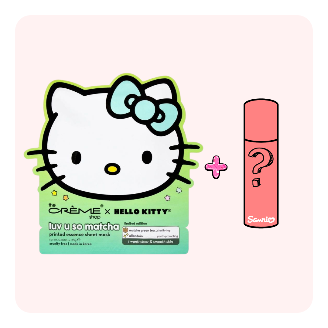 Pack Kitty Mask + Sanrio Lip Balm